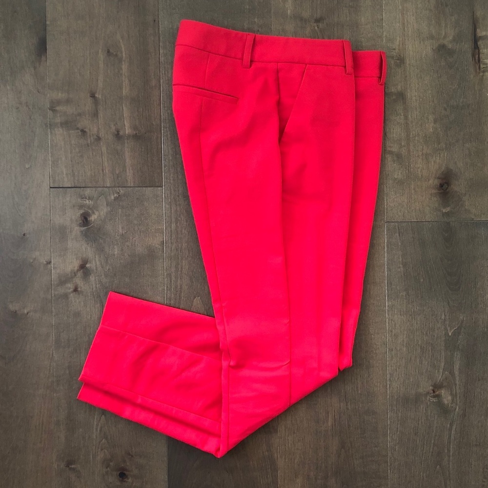 4R red dress pants from Express